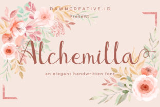 Alchemilla Font: A Spring-Inspired Script for Branding