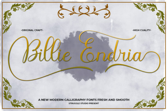 Billie Endria Font: Elevating Digital Brand Identity