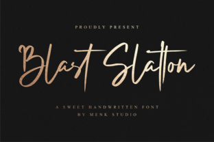 Blast Slatton Font: Elevating Small Business Branding