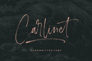 Carlinet Font: Sophisticated Script for Handmade Products