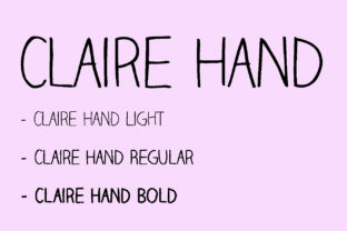 Claire Hand Font Review: A Light Script for Branding