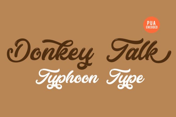 Donkey Talk Font: Adding Playful Character to Brand Identity