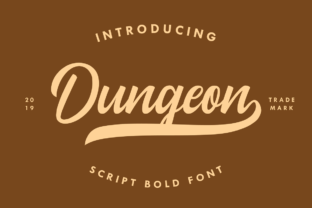 Dungeon Font: A Vintage Script for Editorial Design
