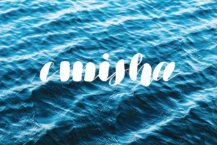 Emisha Font: A Bold Abstract Script for Modern Branding