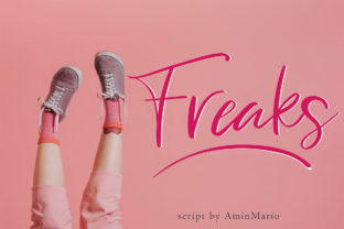 Freaks Font Review: Bold Script for Real Design Work