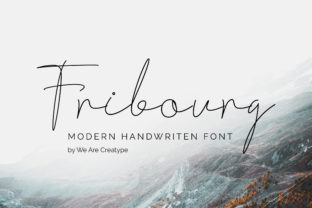 Fribourg Font: Handcrafted Typography for Web Design