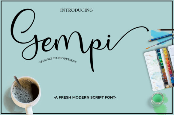 Gempi Font Review: Modern Calligraphy for Web Design