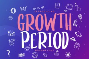 Growth Period Font: Handwritten Charm for Makers
