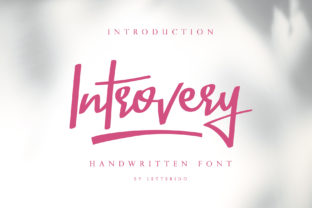 Introvery Font: A Magical Script for Editorial Design