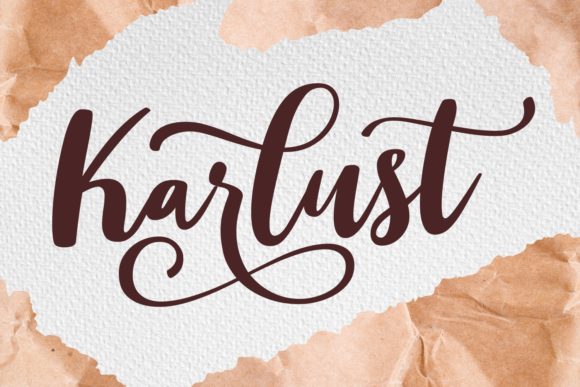 Karlust Font Review: A Cheerful Script for Brand Identity
