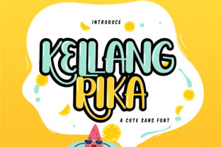 Kellang Rika Font: Charming Script for Handmade Products