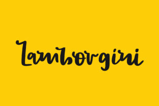 Lamborgini Font Review: Playful Script for Web Design
