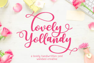 Lovely Yollandy Font for Editorial Design