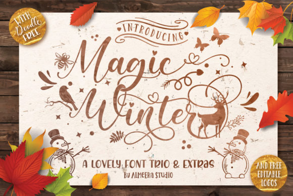 Magic Winter Trio Font Review for Seasonal Campaigns