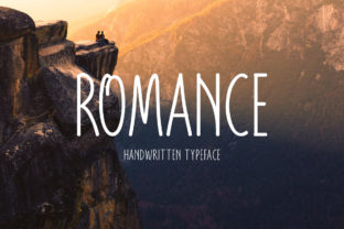 Romance Font: A Modern Handwritten Typeface for Editorial Design