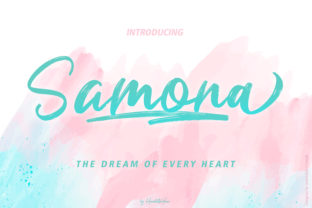 Samona Font Review: A Bold Script for Happy Branding